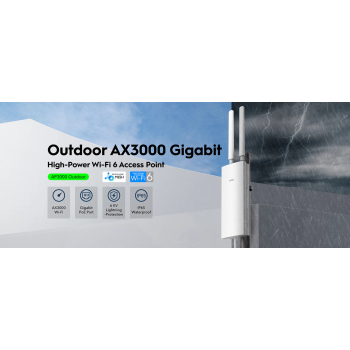 PUNKT DOSTĘPOWY AP3000 OUTDOOR Wi-Fi 6 CUDY